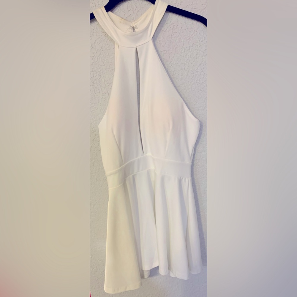 White Mini Dress- extra small
